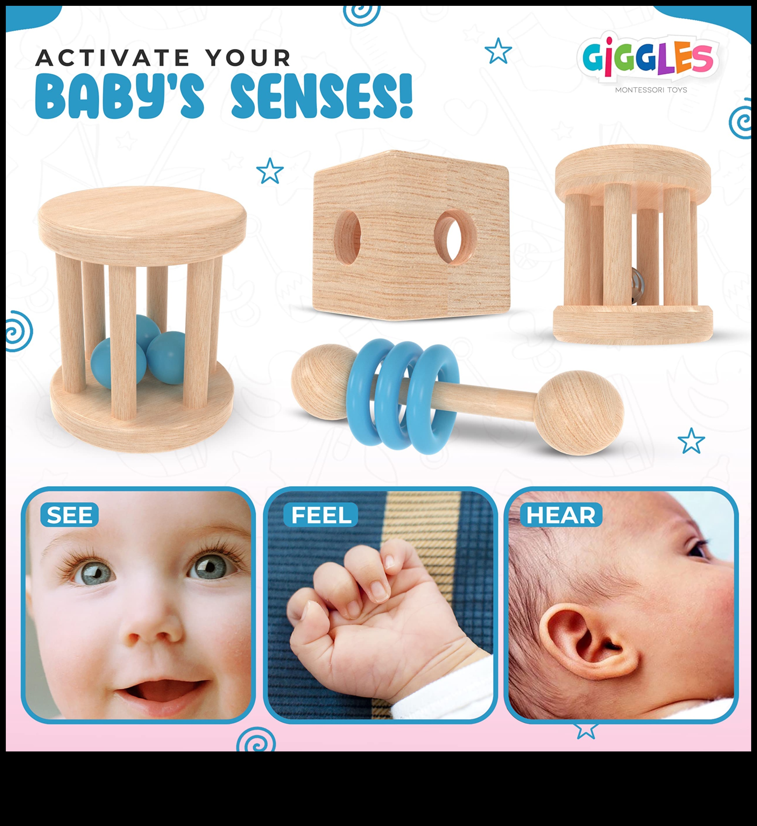 צחקוקים וחיוכים מדריך לבחירת הצעצועים המתאימים לתינוק שלך 3 צחקוקים וגיחוכים: זמן משחק משמח עם צעצועי התינוק